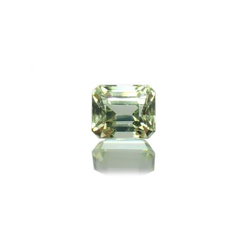 ミントトルマリン(宝石名グリーン・トルマリン) ルワンダ産 1.09ct 識別済[21029987]6.1×5.2mm前後