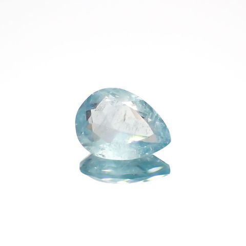 ユークレース(宝石名ブルー・ユークレース)コロンビア産 1.285ct ソ付(彩珠)[221018855]8.9x6.7mm前後