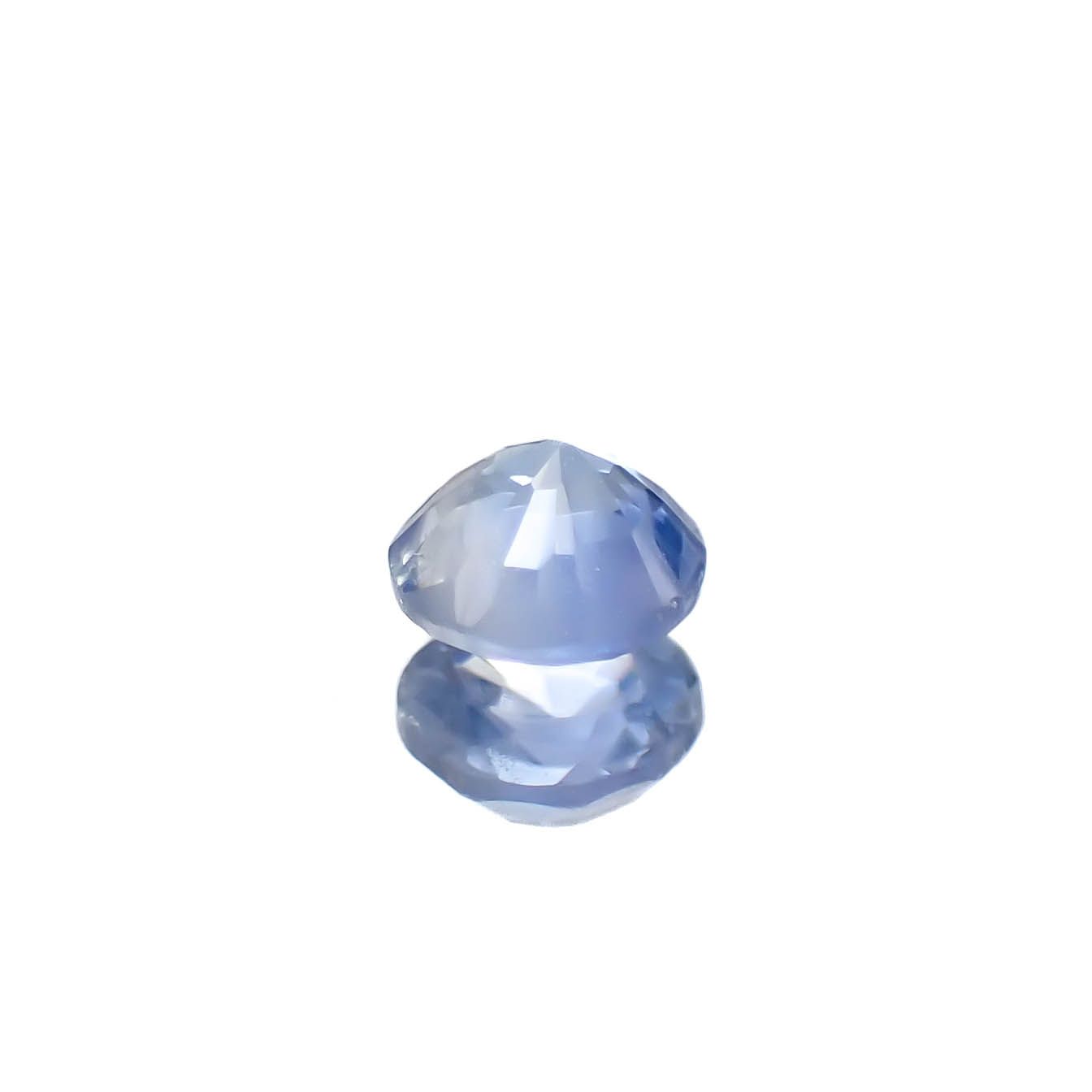 カシミールサファイア 非加熱(宝石名ブルー・サファイア)インド・カシミール地方産 0.38ct GIA鑑付[250530412]4.14x4.22mm前後