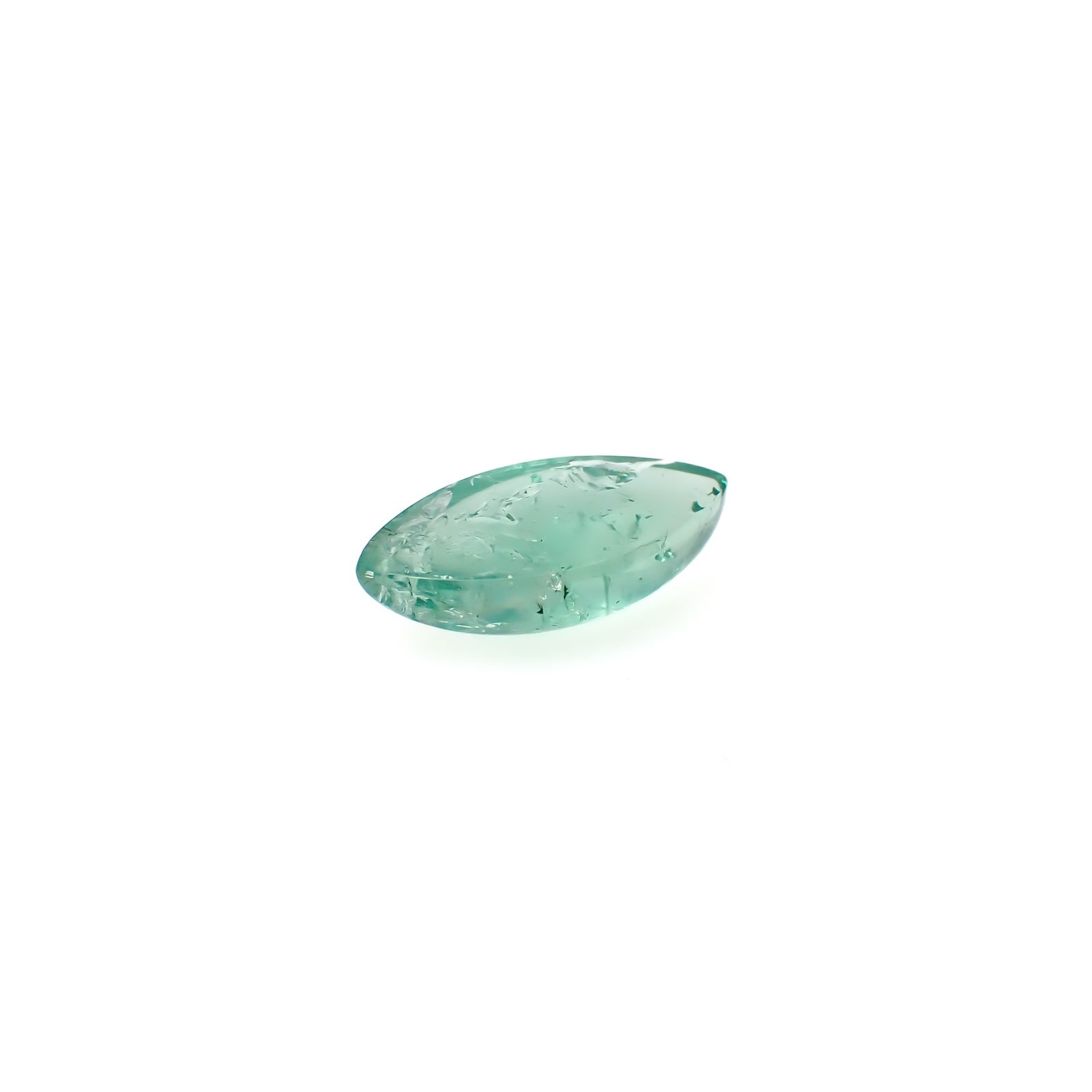 フローライト フルオレッセンス イギリス・ロジャリー鉱山産 3.69ct[240527710]14.4x7.4mm前後