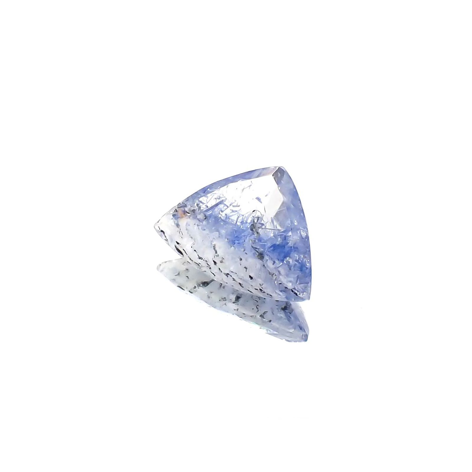 デュモルチェライトインクォーツ ブラジル産 1.72ct [230320876]8.5x11.9mm前後