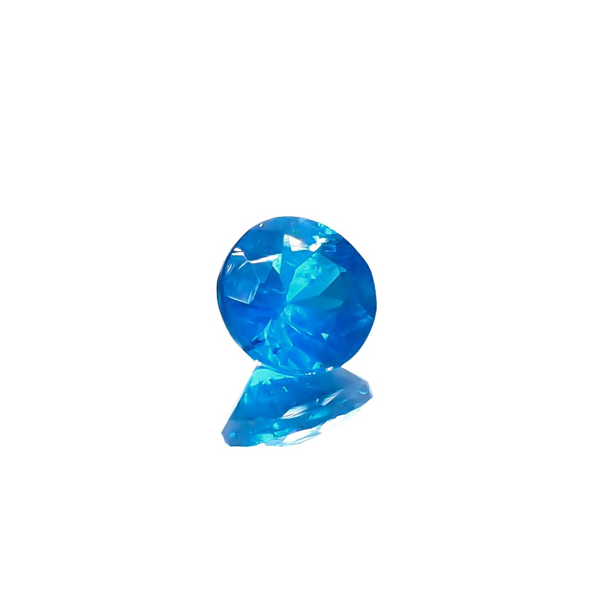 ネオンブルーアパタイト マダガスカル産 0.51ct[231224992]5x5mm前後
