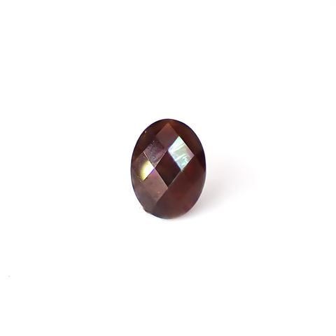 ◇リバーシブル・チェッカーカット◇レインボーガーネット 日本・奈良県産 2.11ct / 9.1x6.9mm前後 [260432083]