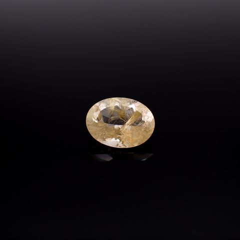 ルチルクォーツ ブラジル産 11.49ct / 17.9x13.3mm前後 [260732403]