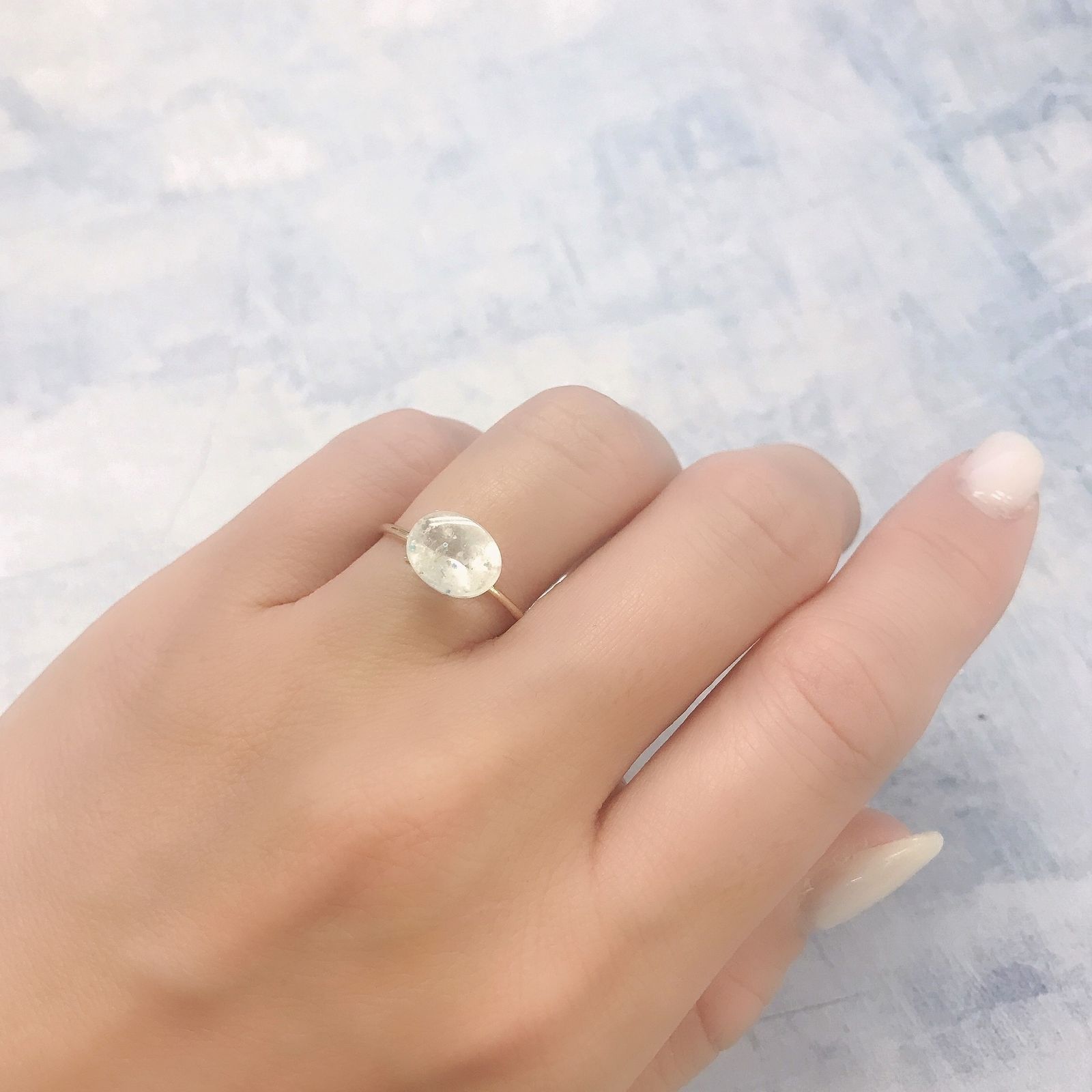 パライバクォーツ ブラジル産 1.82ct[220616616]9.4x7.3mm前後