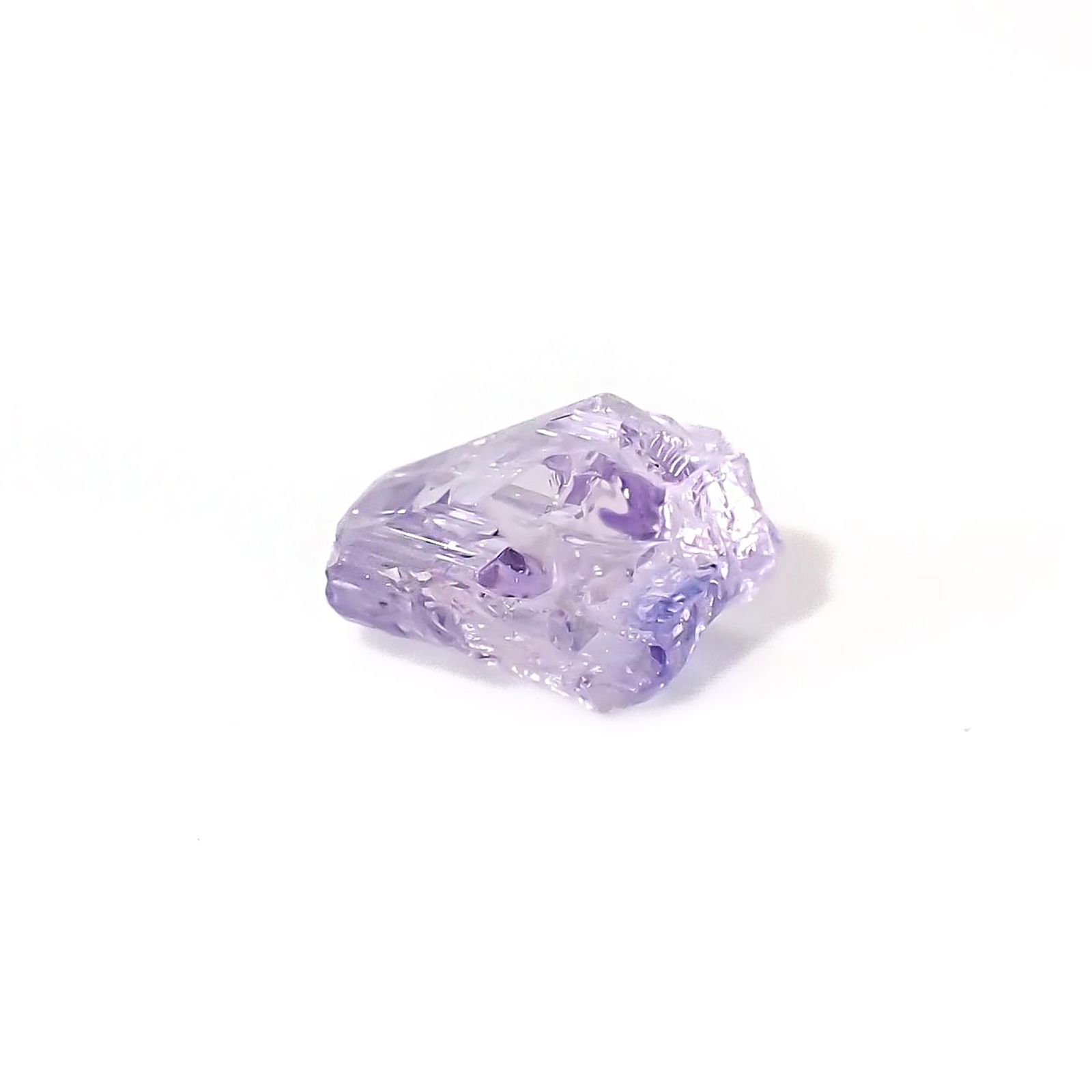 バイカラータンザナイト 原石 タンザニア産 2.52ct / 9x7.1mm前後 [260424982]