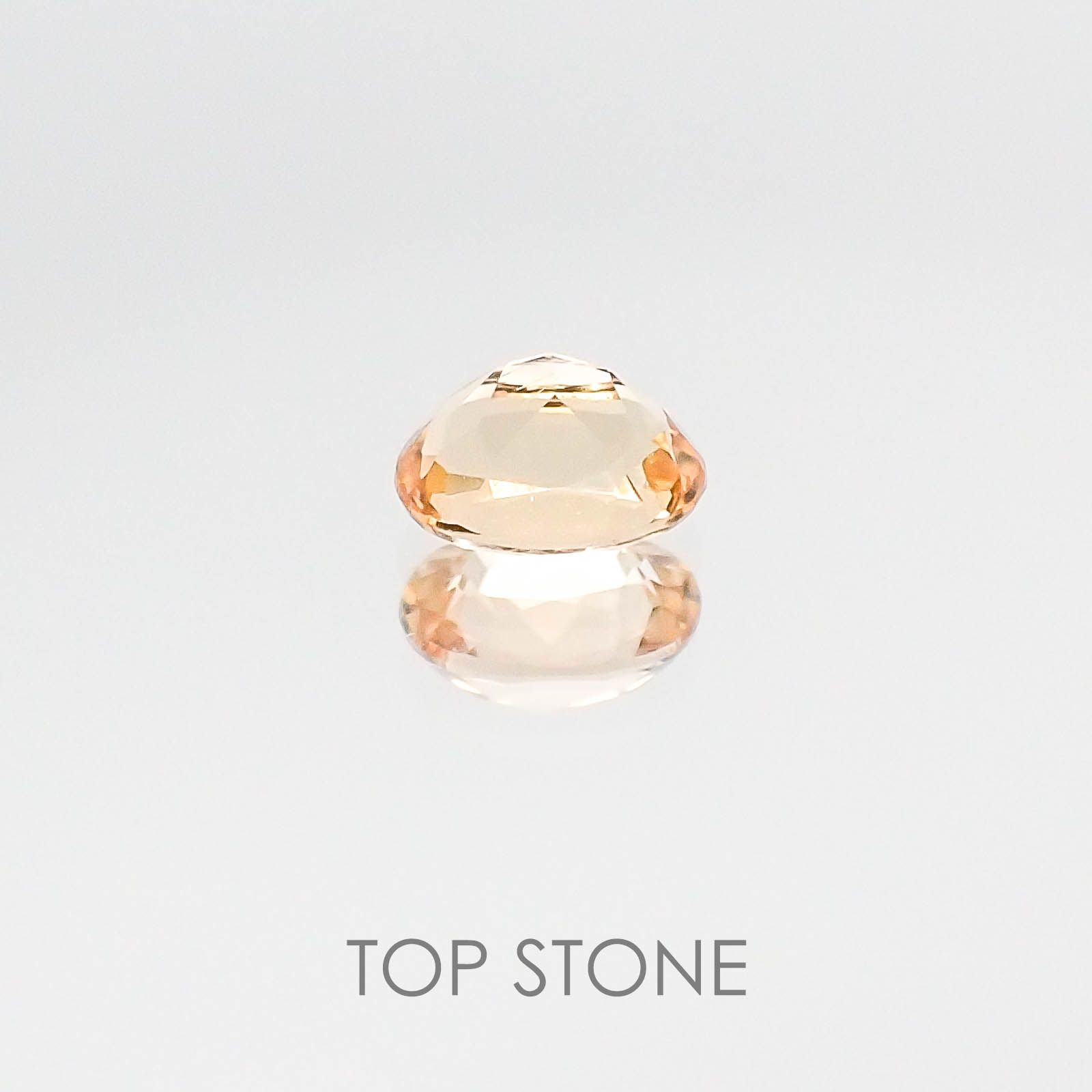 インペリアルトパーズ ブラジル産 ルース 0.39ct[20084382]4.9×3.5mm前後