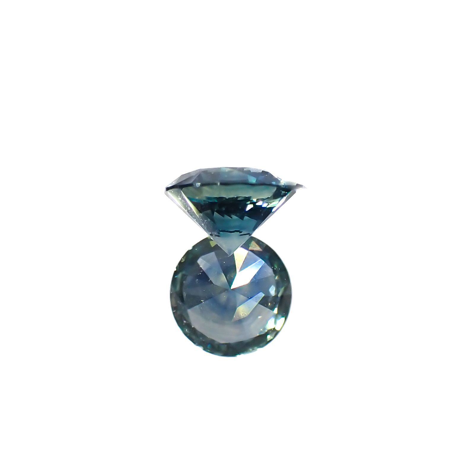 モンタナサファイア(宝石名サファイア)アメリカ・モンタナ州産 0.59ct 識別済[220616652]5.1x5.1mm前後