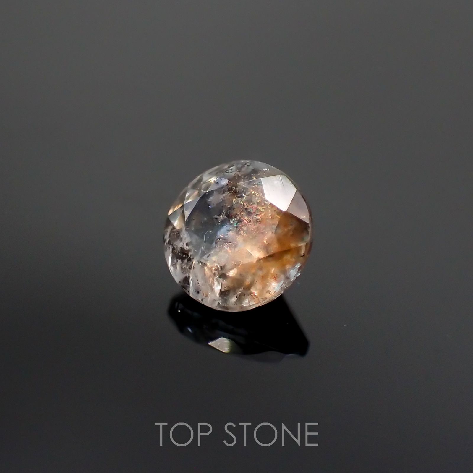 アベンチュリンアクアマリン ナイジェリア産 0.49ct[221018367]5.1x5.1mm前後
