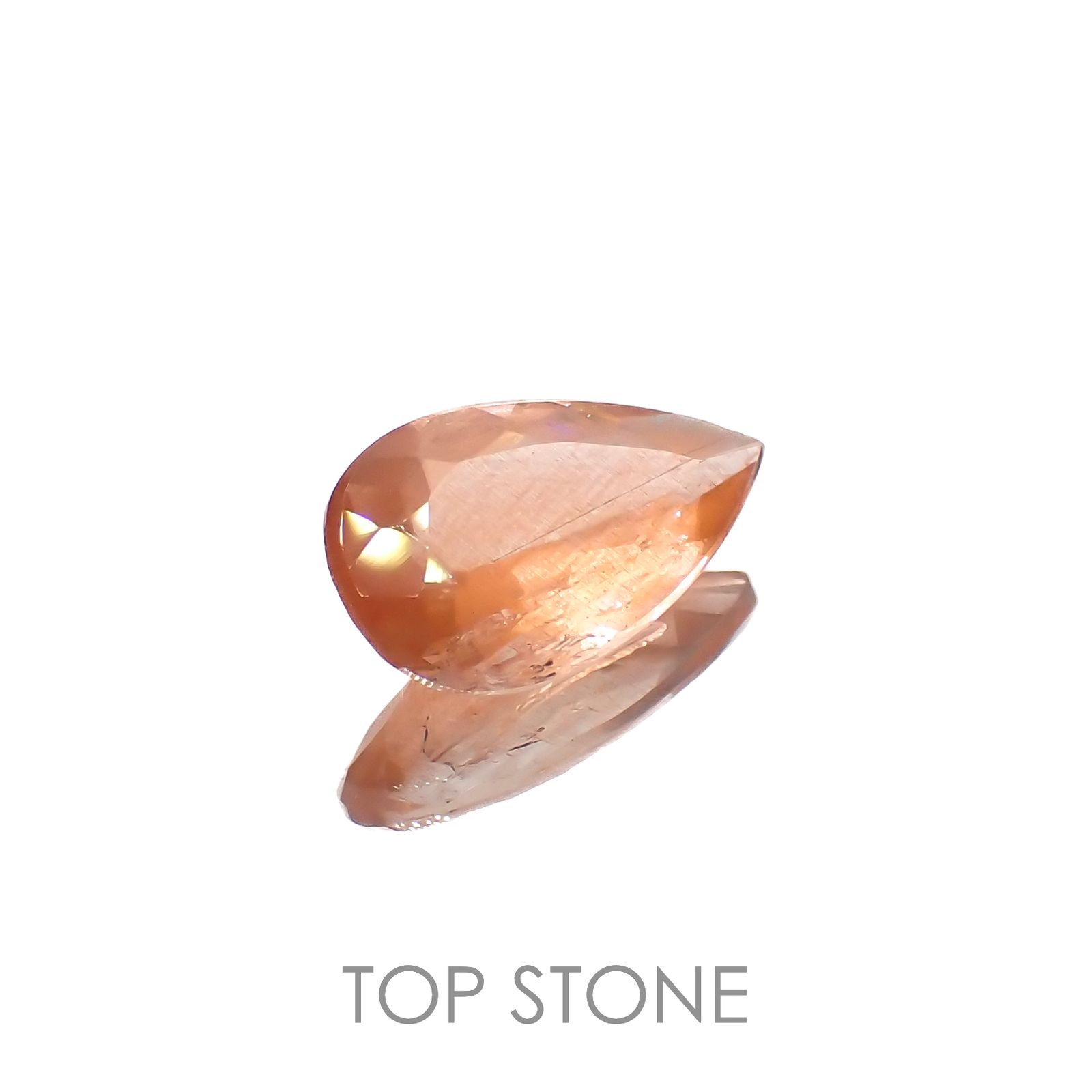 サンストーンスキャポライト(宝石名シーン・スキャポライト)タンザニア産 1.23ct 識別済[221219272]10.7x6.2mm前後