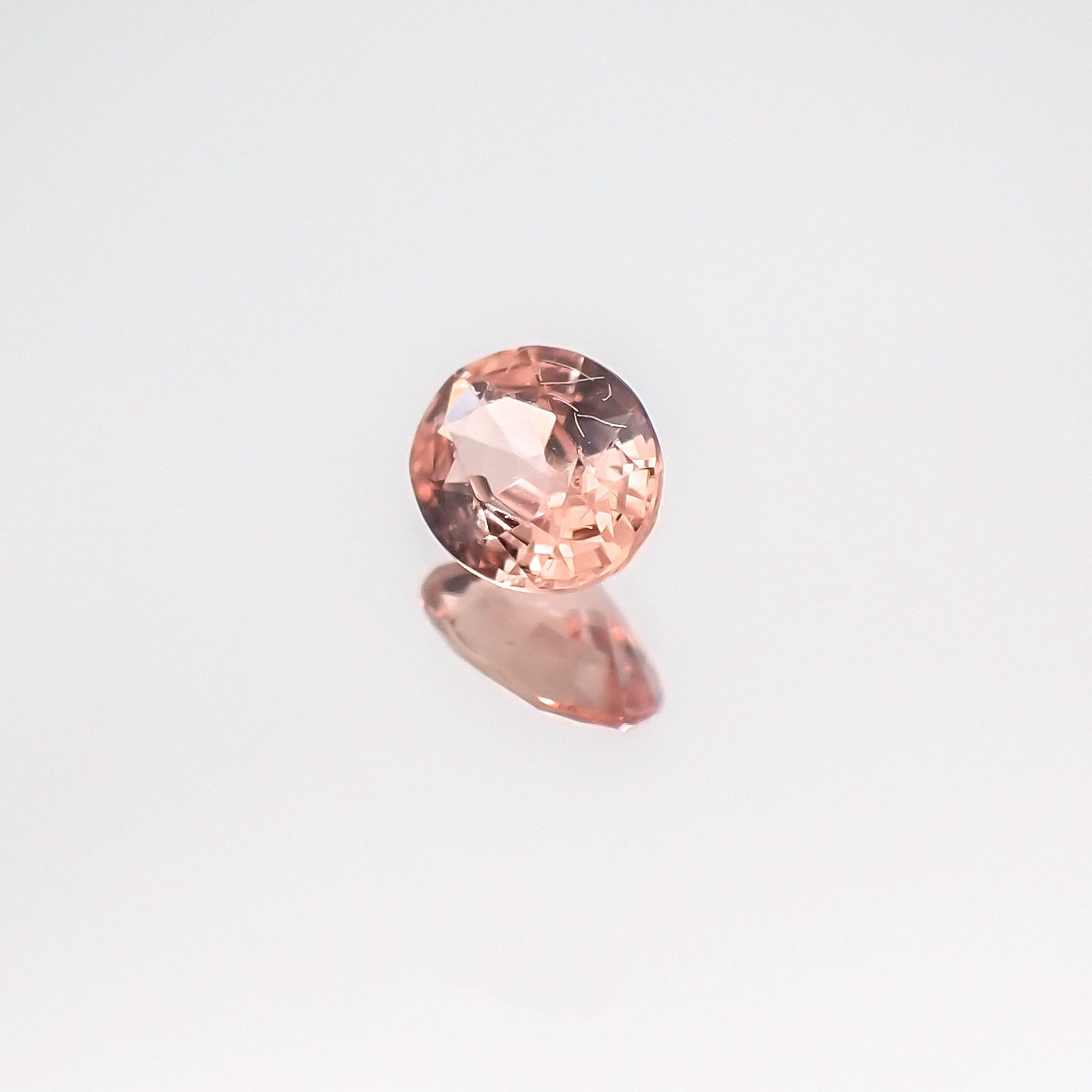 パパラチャサファイア スリランカ産 0.210ct CGL鑑付[20107263]4.1×3.3mm前後