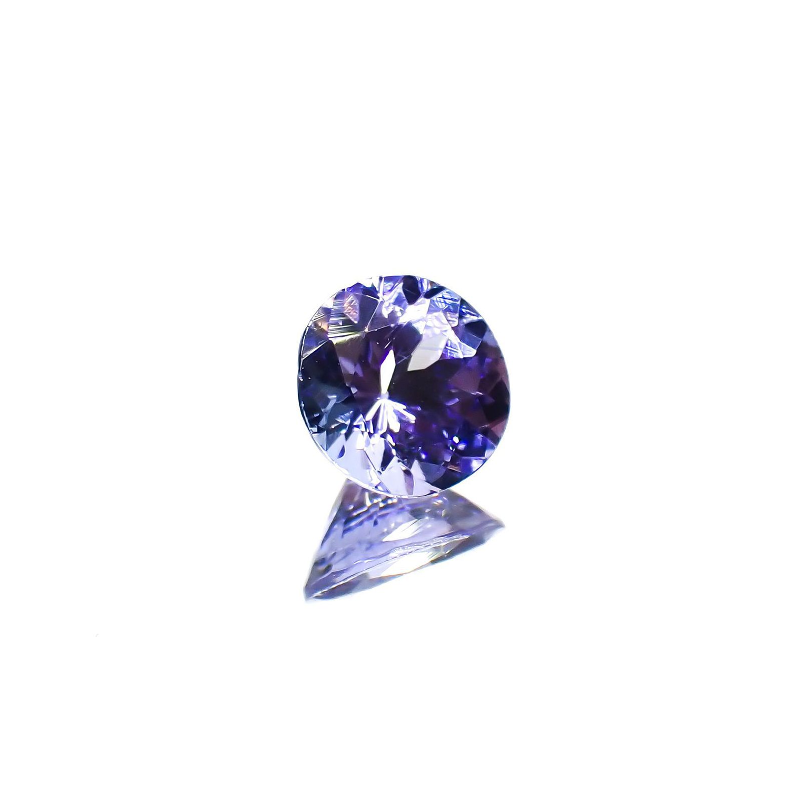 タンザナイト(宝石名タンザナイト)タンザニア産 0.61ct 識別済[230120197]5.5x5.4mm前後