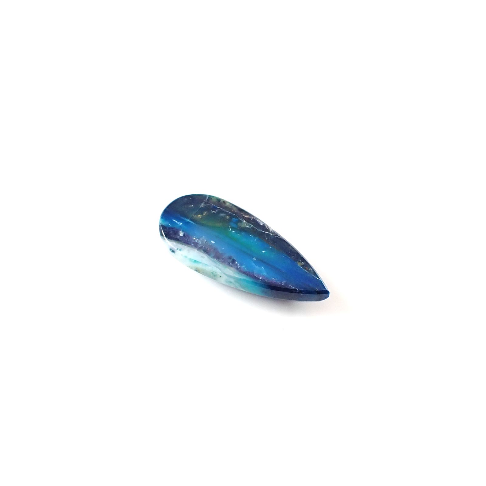 ブルーオパール ペルー産 2.76ct [250730734]16.2x7mm前後