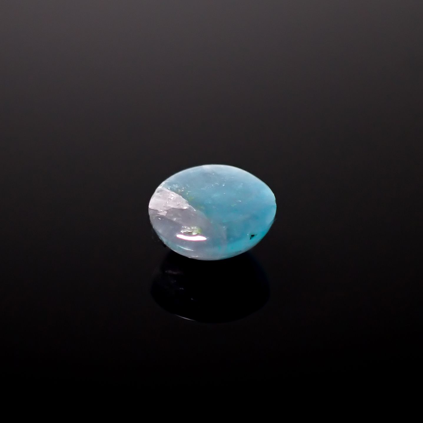 バイカラーパライバトルマリン ブラジル産 0.49ct [241129452]5x4.8mm前後