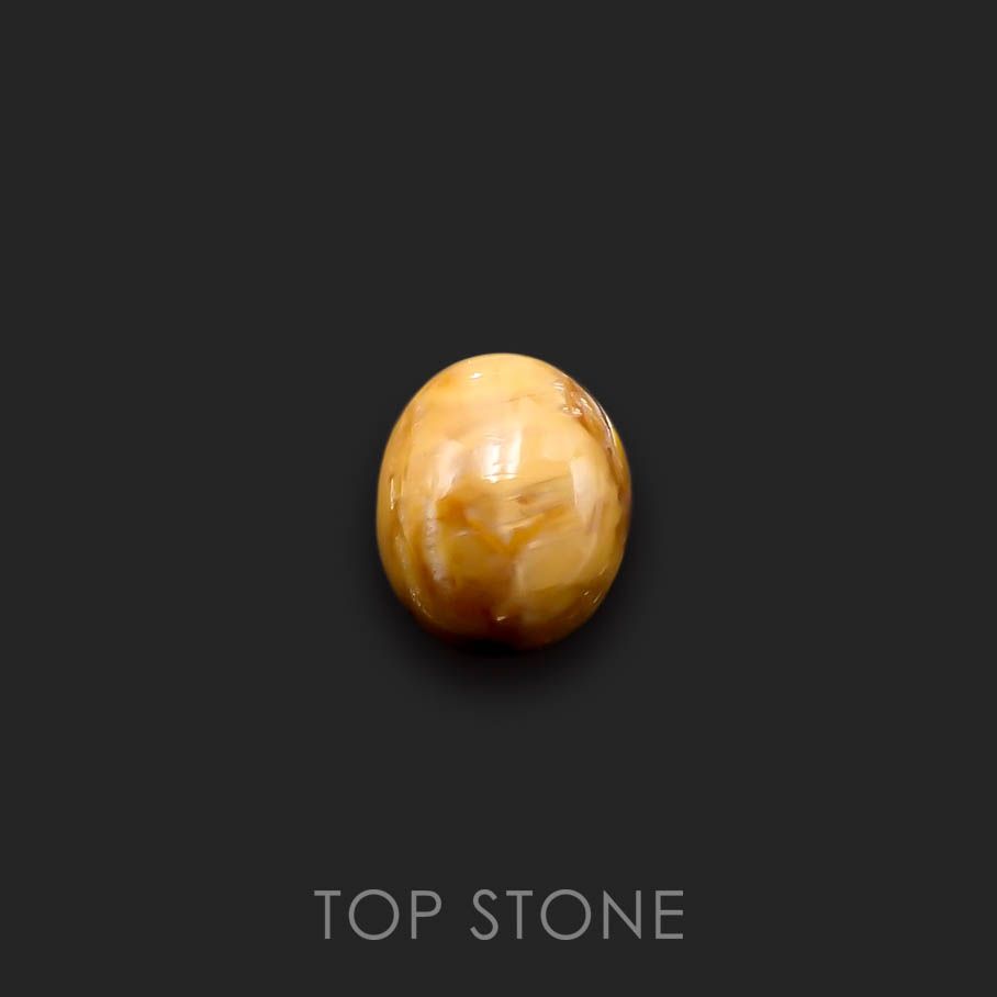 オパールキャッツアイ ブラジル・バイーア州産 3.67ct[230120056]10.9x9.2mm前後