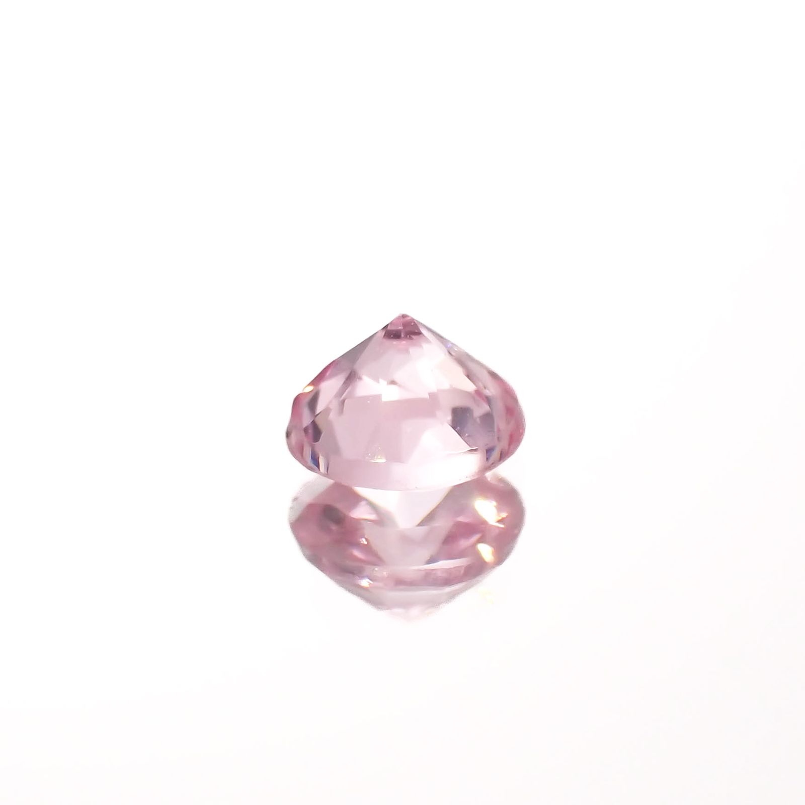 シルキーピンクスピネル タンザニア産 0.38ct[230421580]4.3x4.3mm前後