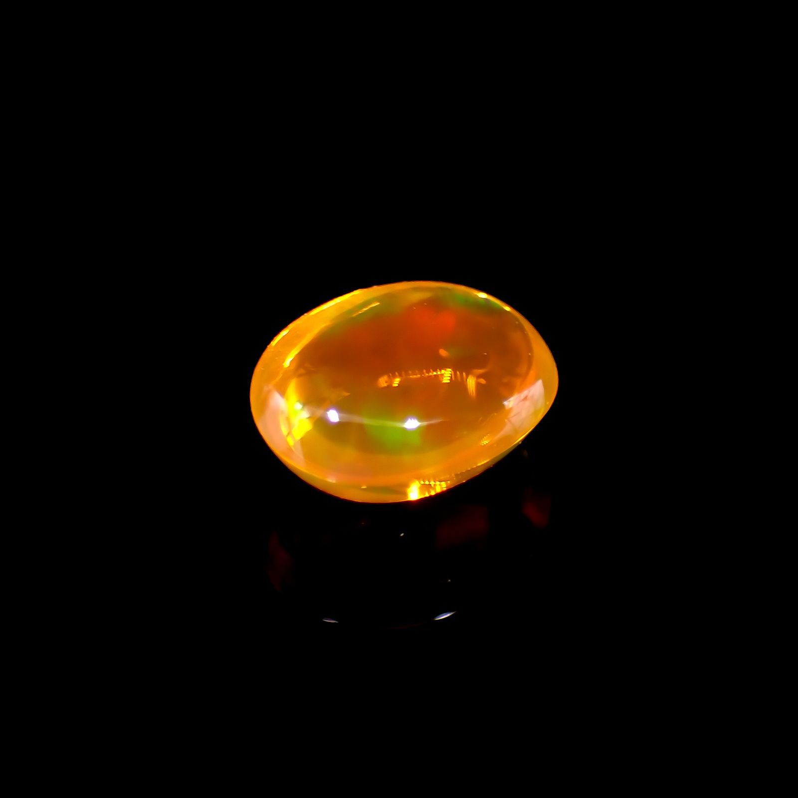 ファイヤーオパール メキシコ産 0.36ct[220917621]5.7x4.4mm前後