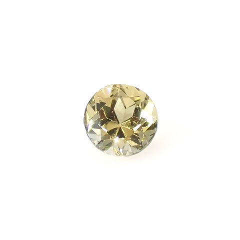 イエローゾイサイト タンザニア産 0.58ct[240427133]5x4.9mm前後