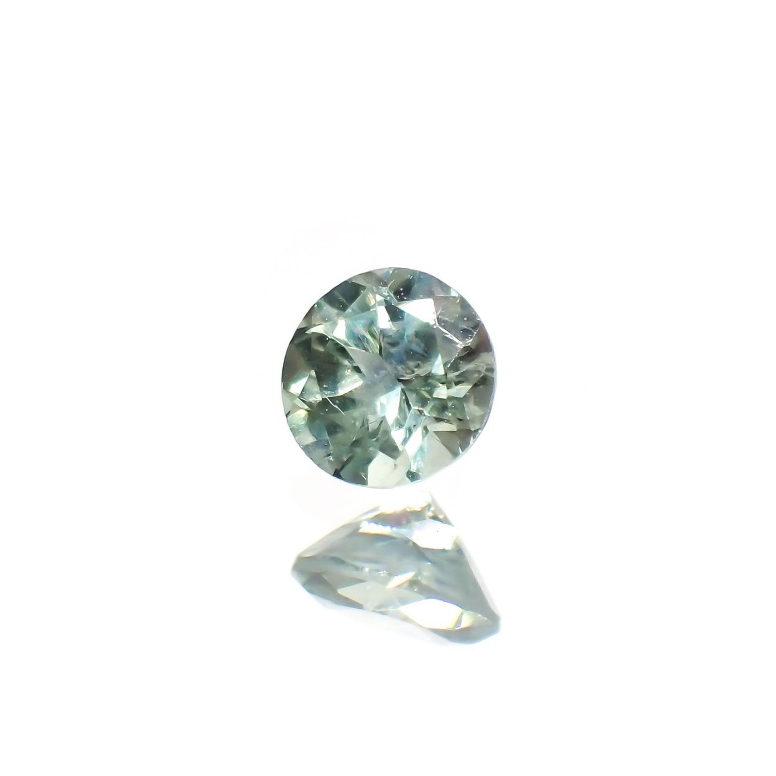 モンタナサファイア(宝石名サファイア)アメリカ・モンタナ州産 0.23ct 識別済[220114631]3.5x3.5mm前後
