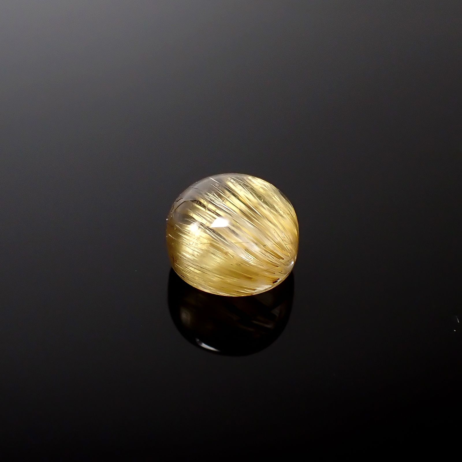 ルチルクオーツ キャッツアイ ブラジル産 1.90ct[240427335]7x7mm前後
