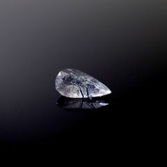 インディゴライトインクォーツ ブラジル産 1.43ct [241229604]11.4x5.7mm前後