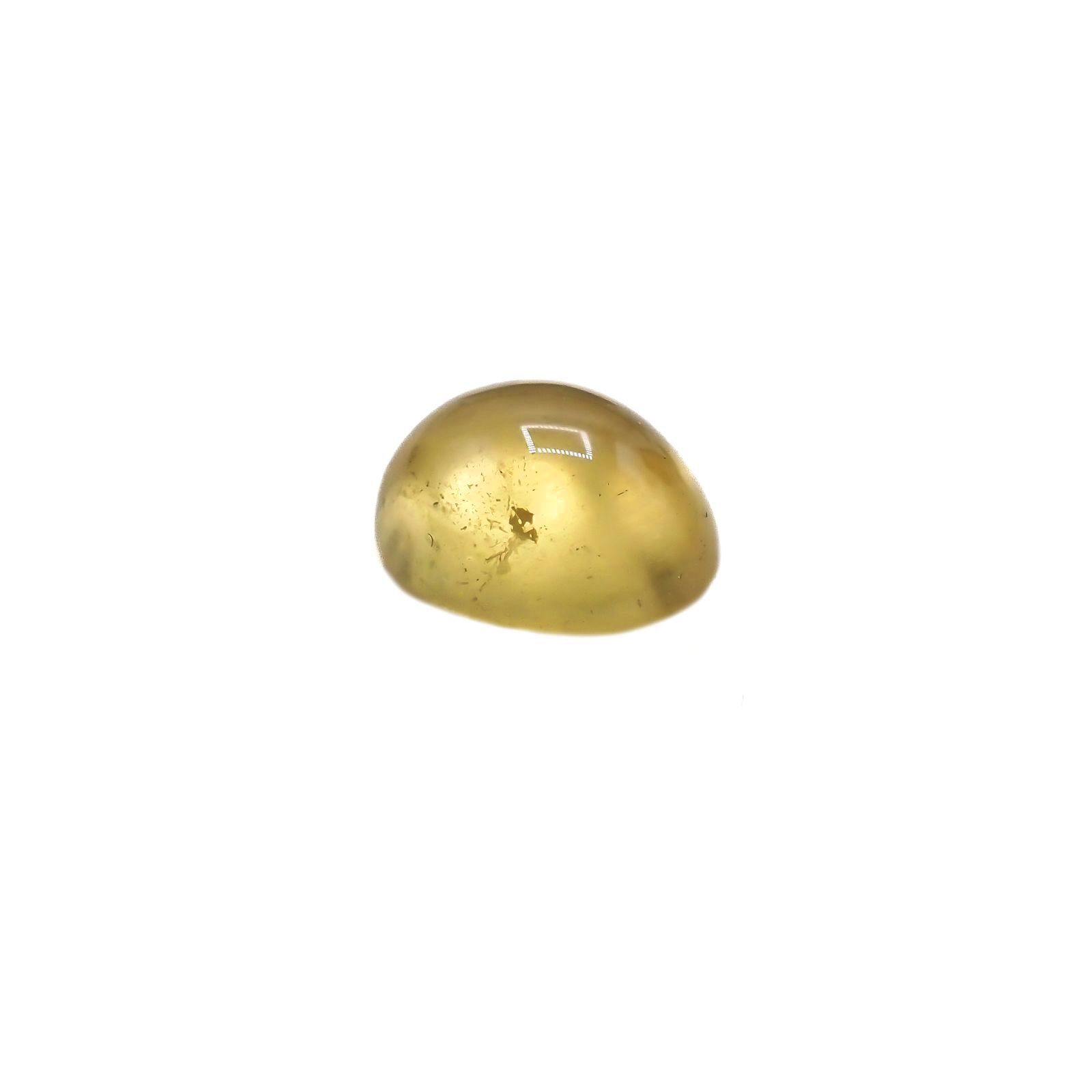 イエローベリルキャッツアイ(宝石名イエロー・ベリル キャッツアイ)ブラジル産 2.99ct 識別済[220917871]10x8.2mm前後