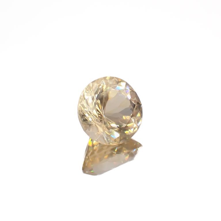 ゴールデンカルサイト フォスフォレッセンス(宝石名フォスフォレッセンス・カルサイト)メキシコ産 3.68ct 識別済[221119080]9.9x10mm前後