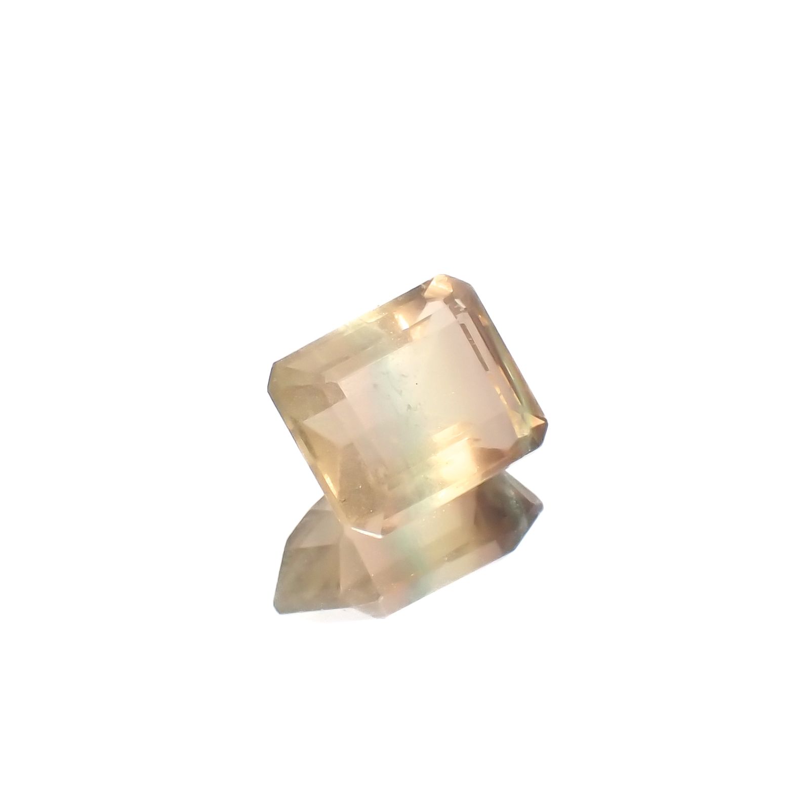 バイカラーフローライト フルオレッセンス ブラジル産 4.21ct[230722980]10x8mm前後