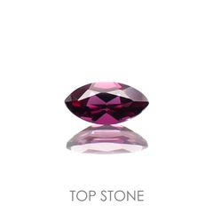 クロムパイロープガーネット(宝石名(含クロム) パイロープ・ガーネット)アメリカ・アリゾナ州産 0.18ct 識別済[221018403]5.1x2.6mm前後