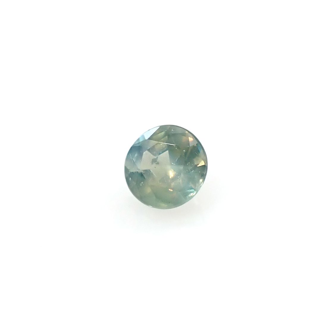 シルキーアレキサンドライト ブラジル・ミナスジェライス州ヘマチタ鉱山産 0.12ct [250129764]3x2.9mm前後