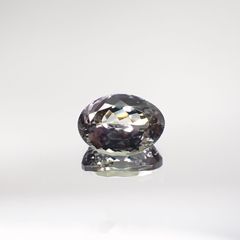 バイカラータンザナイト(宝石名ゾイサイト) タンザニア産 1.908ct ソ付(彩珠)[210711824]8.7×6.4mm前後