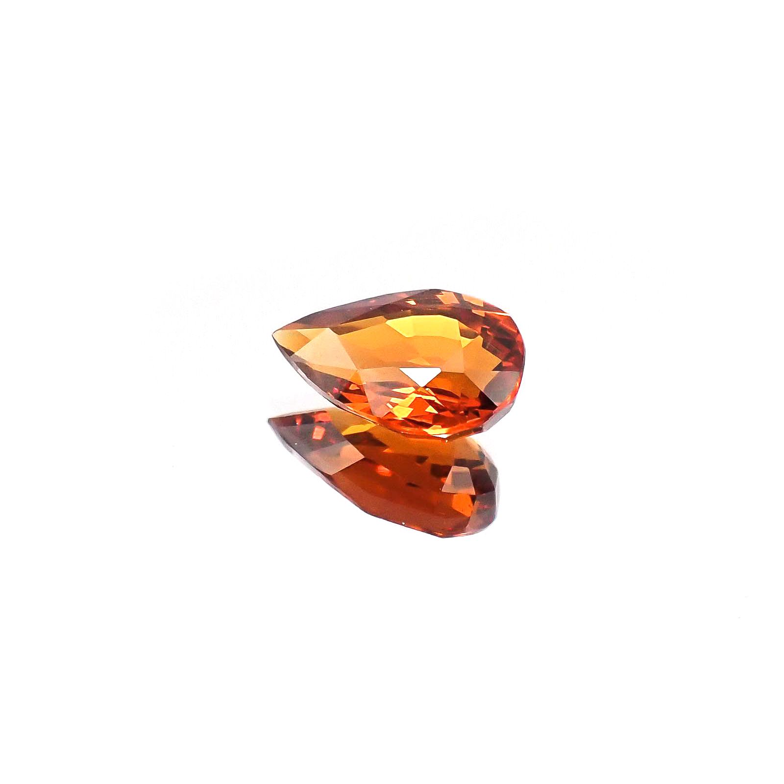 スペサルティンガーネット(宝石名スペサルティン・ガーネット)ナイジェリア産 2.84ct 識別済[230522154]10.8x7.2mm前後