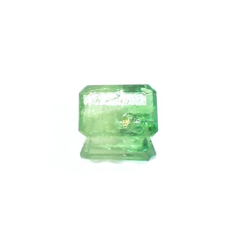 バイカラーツァボライト(宝石名グリーン グロッシュラー・ガーネット) タンザニア産 識別済 1.26ct / 7.2x5mm前後 [260711918]