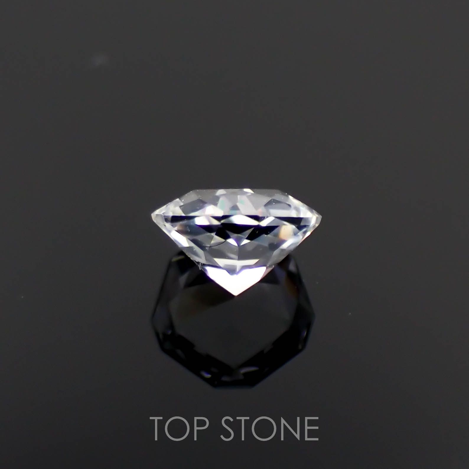 ◇カスタムカット◇ゴッシェナイト(宝石名ゴッシェナイト)ブラジル産 0.37ct 識別済[221219398]4.7x4.8mm前後
