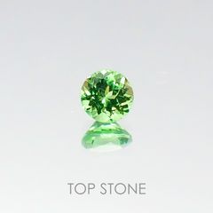 ミントガーネット ケニア産 ルース 0.3ct[20096110]3.9×3.9mm前後