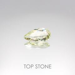ヘリオドール(宝石名ヘリオドール) ブラジル産 1.097ct ソ付(日独)[20207396]10.4×5.5mm前後