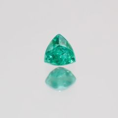 パライバトルマリン(宝石名トルマリン/別名パライバ・トルマリン) ブラジル・バターリャ鉱山産 0.049ct 識別済[19111553]2.2x2.3mm前後
