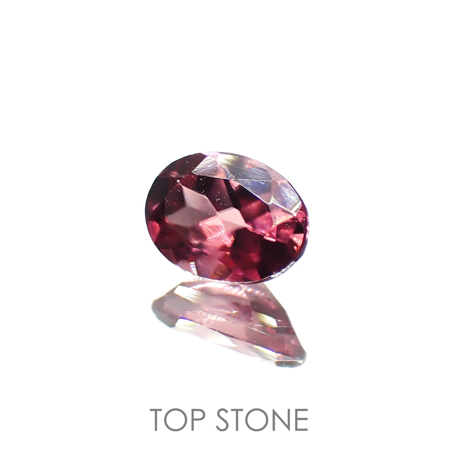 ピンクジルコン(宝石名ジルコン) スリランカ/カンボジア産 1.11ct 識別済[21069801]7×5mm前後