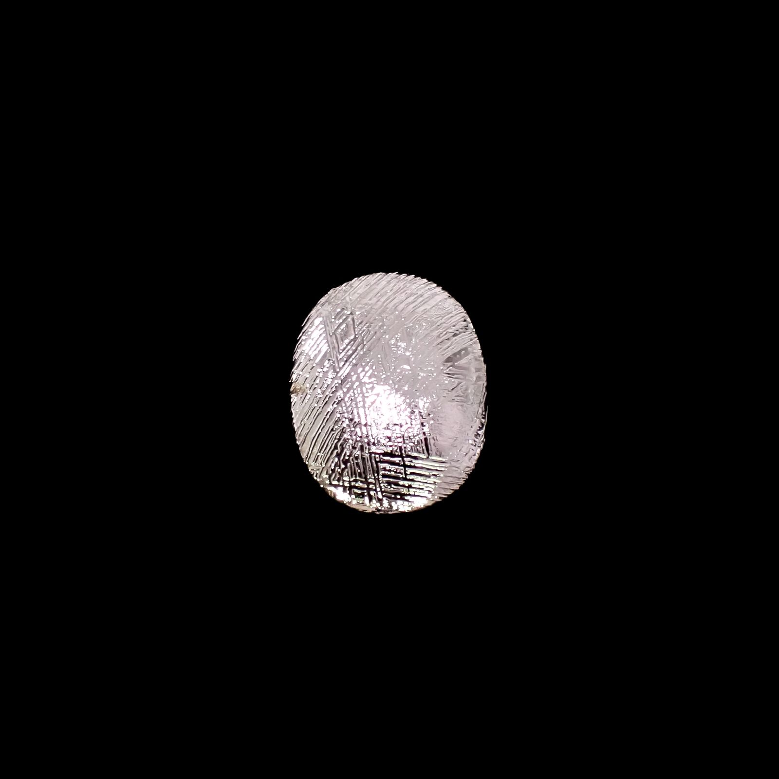 ムオニナルスタ隕石 発見地:スウェーデン 11.65ct[240125764]14.9x11.8mm前後