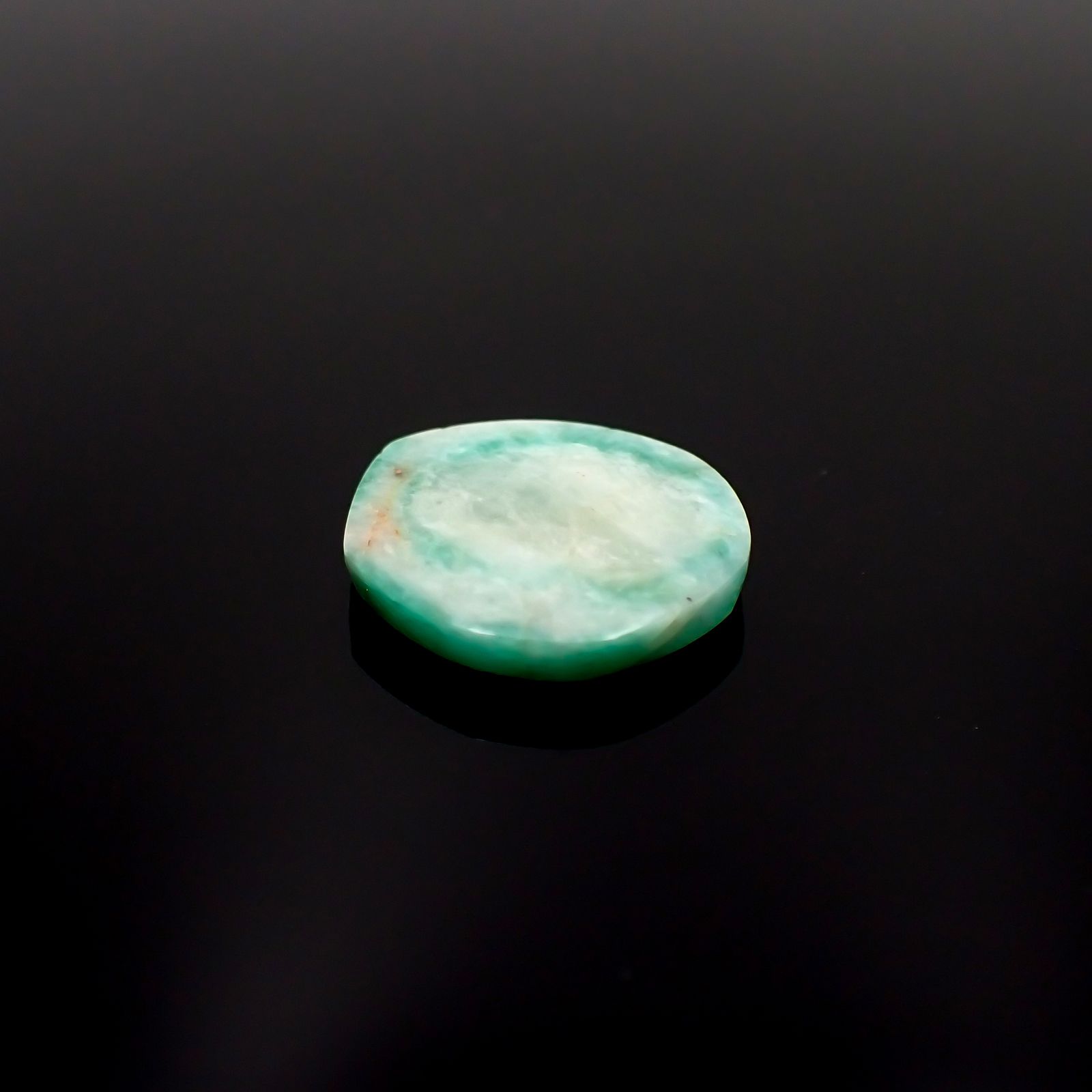 メロンベリル(宝石名ベリル)ブラジル産 6.84ct 識別済[230421726]16.7x15.5mm前後