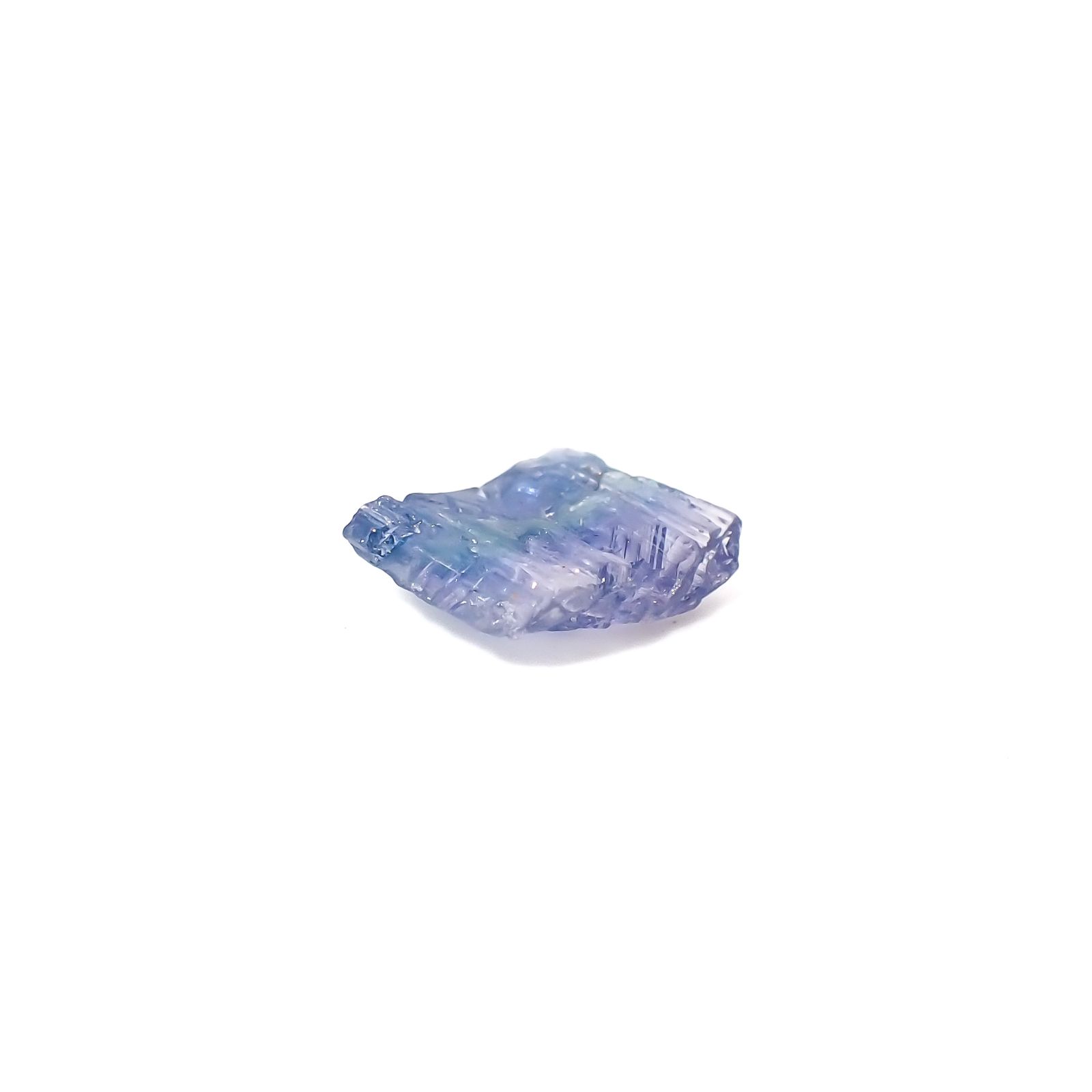 バイカラータンザナイト 原石 タンザニア産 1.69ct[231224980]8.4x8.1mm前後
