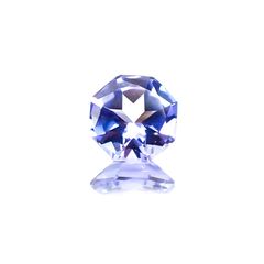 ◇オクタゴンカット◇タンザナイトSA(宝石名タンザナイト)タンザニア産 0.44ct 識別済[230723014]5x4.9mm前後