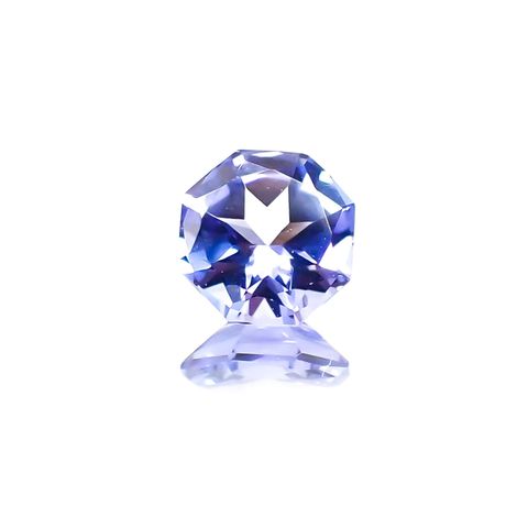 ◇オクタゴンカット◇タンザナイトSA(宝石名タンザナイト)タンザニア産 0.44ct 識別済[230723014]5x4.9mm前後