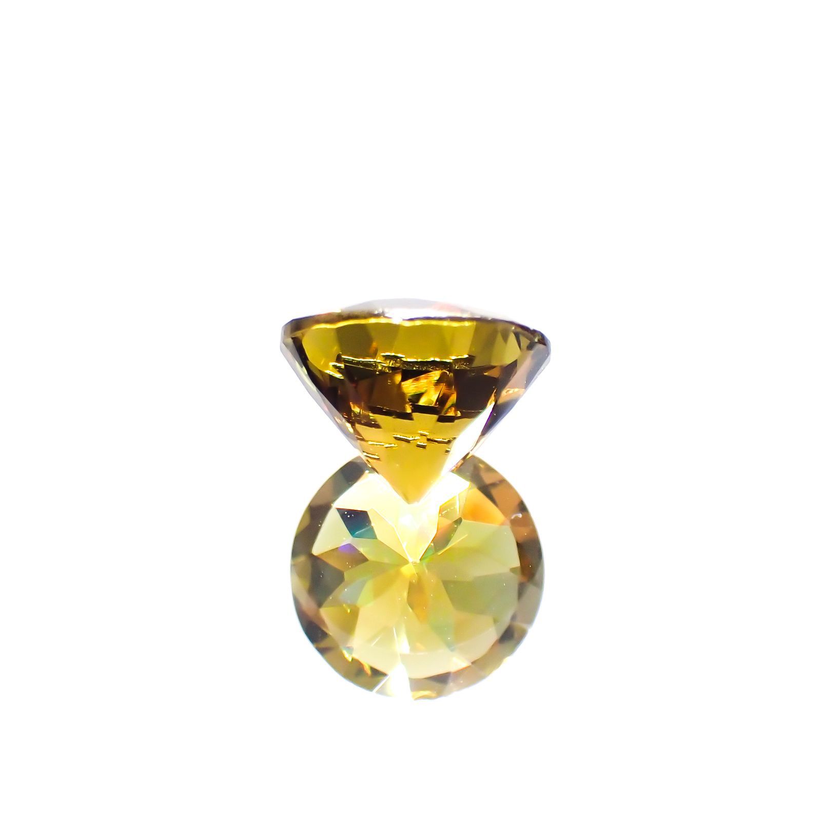 グロッシュラーアンドラダイトガーネット(宝石名グロッシュラー/アンドラダイト・ガーネット)ナミビア産 1.60ct 識別済[220114306]7x7mm前後