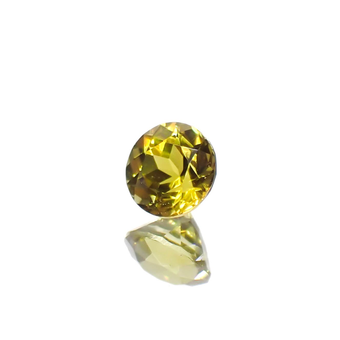 カナリートルマリン ザンビア・カナリー鉱山産 0.31ct[240527556]4x4mm前後