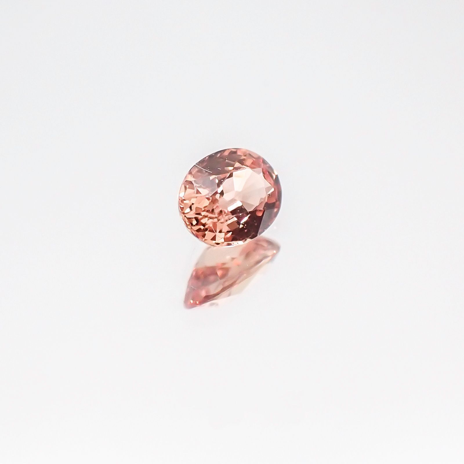 パパラチャサファイア スリランカ産 0.221ct CGL鑑付[20107260]4.1×3.1mm前後