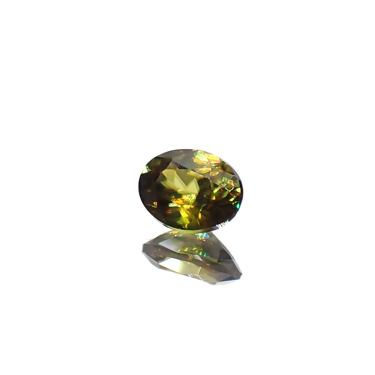 カラーチェンジスフェーン パキスタン産 0.25ct[231224738]4.4x3.3mm前後