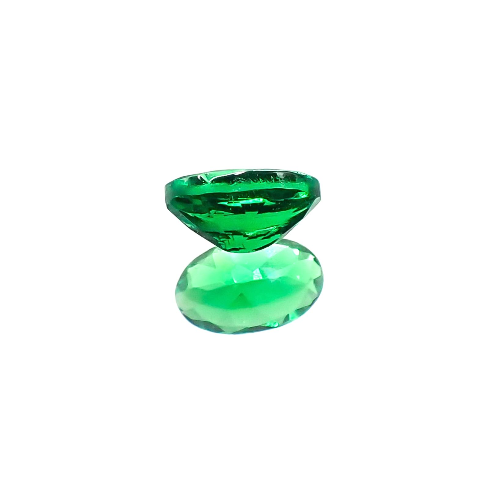 ツァボライト(宝石名グリーン グロッシュラー・ガーネット)タンザニア産 0.32ct 識別済[250622386]5x3.1mm前後