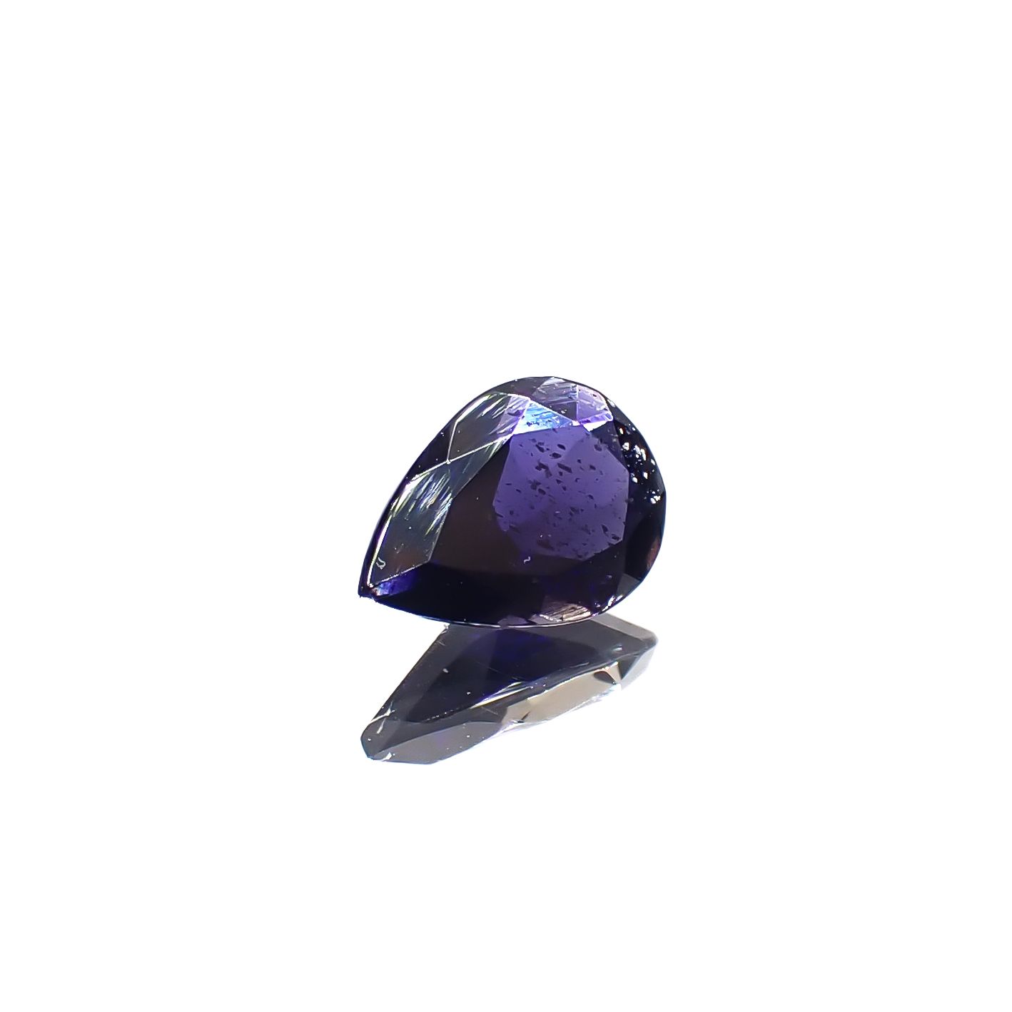 アイオライトサンストーン インド/ブラジル産 0.47ct[240928840]7x4.9mm前後