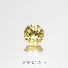 レモンイエローアパタイト(宝石名アパタイト)メキシコ産 1.40ct 識別済[220115470]7x7mm前後
